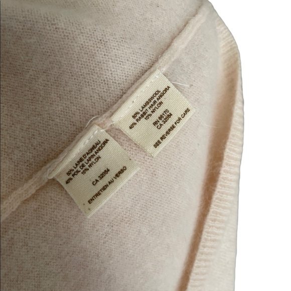 Free People - cream / flutter wool top - Picture 5 of 6